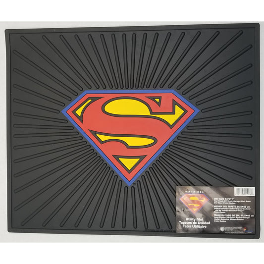 UTILITY MAT WITH "SUPERMAN" LOGO