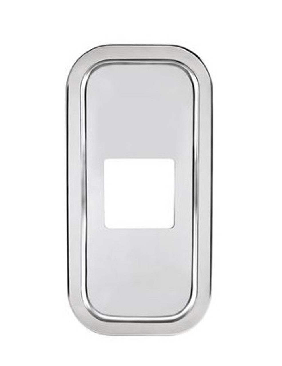 Peterbilt Stainless Steel Shift Plate Cover - 4-7/8" x 4-13/16" Opening