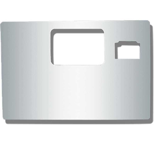 2001-2005 Peterbilt Chrome Glove Box with Logo Cutout