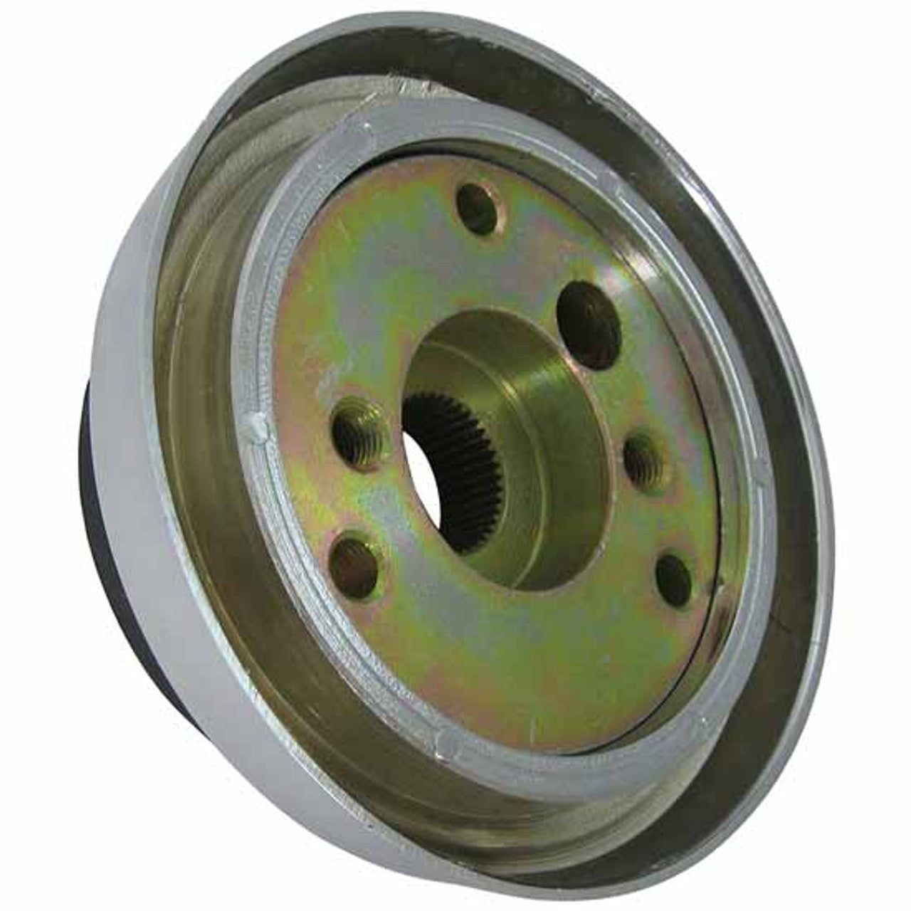 Chrome Steering Wheel Hub & Horn Button Kit For Peterbilt (2006+) & Kenworth (2003+)