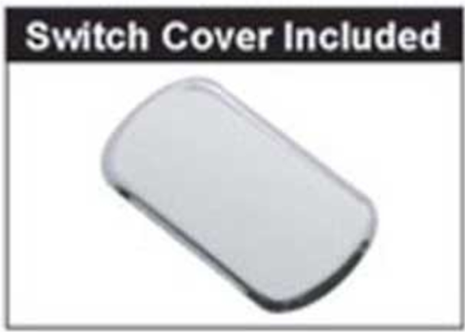Chrome Plastic Window Switch Panel For 1999-2010 Peterbilt 387