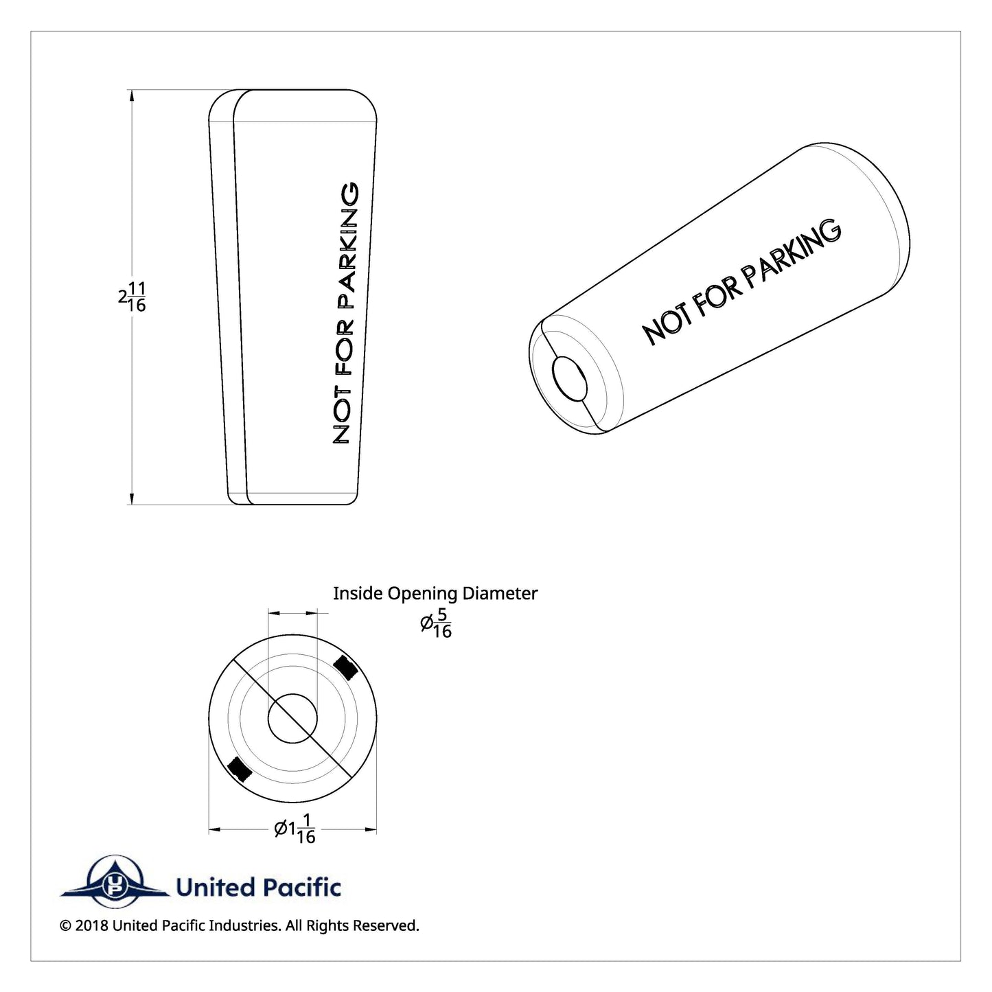 Chrome Plastic "Not For Parking" Trailer Brake Lever Cover For Peterbilt/Kenworth W/Bendix T-294095-A Valve
