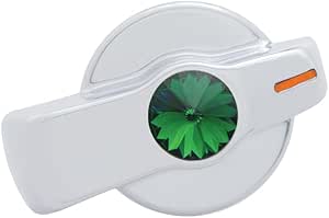 A/C Knob (Newer Model) With Green Crystal For 2005-2010 Freightliner