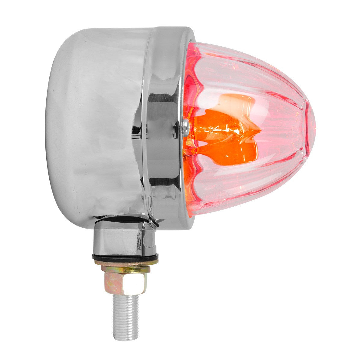 Single Face Chrome Clear Glass Lens Watermelon Light