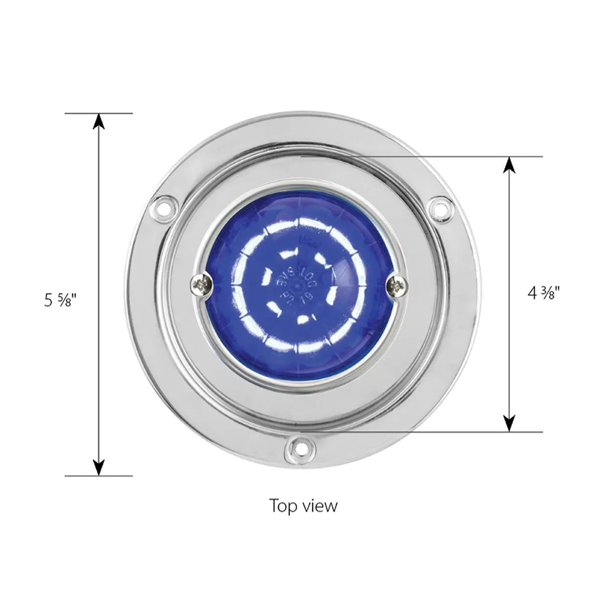 4" Stainless Steel Flange Mount Bezel For Watermelon