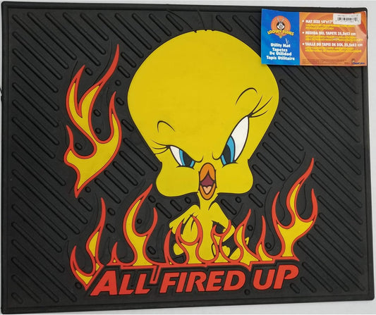 UTILITY MAT "TWEETY FIRED UP"