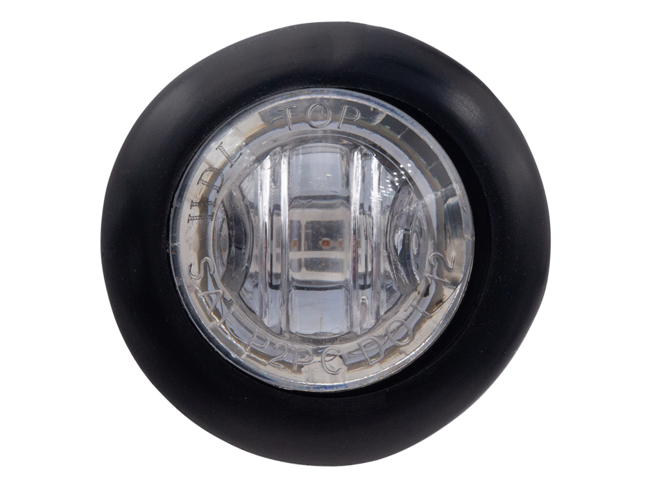 3/4" Mini Round Clearance Marker with Stainless Bezel | 2-Wire
