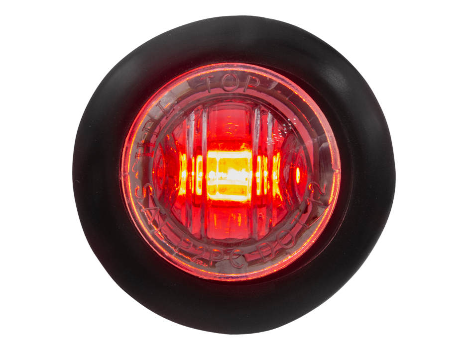 3/4" Mini Round Clearance Marker with Stainless Bezel | 2-Wire