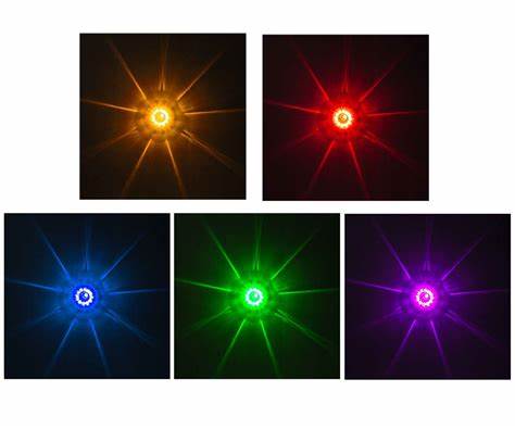 Red Stop, Turn & Tail Star-Burst Watermelon LED Light – 19 Diodes And Dual Colors
