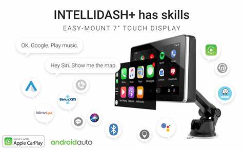 Car and Driver Intellidash+ Easy-Mount 7" IPS Touch Display