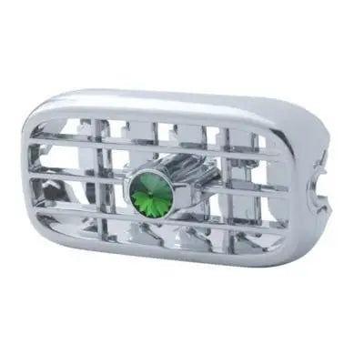 Chrome Plastic A/C Vent With Color Crystal For Peterbilt (2006+)