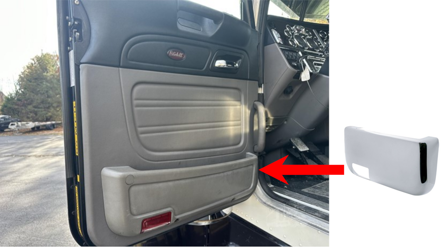 2006+ Peterbilt Passenger Door Pocket Cover