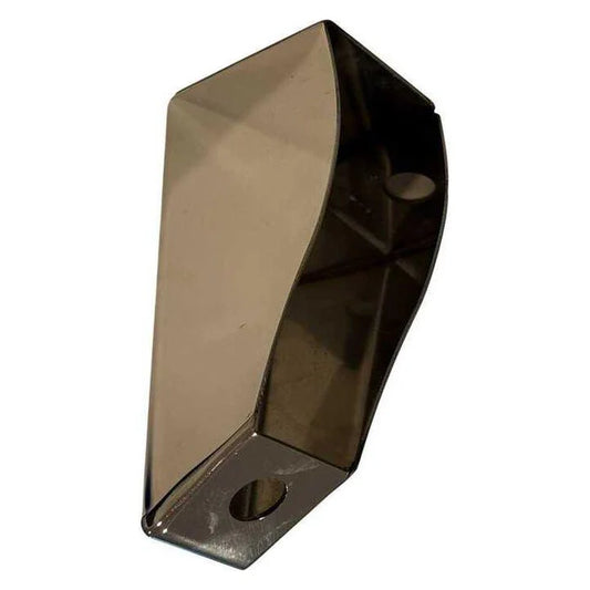 Watermelon Mirror Angled Brackets Polished Stainless Steel