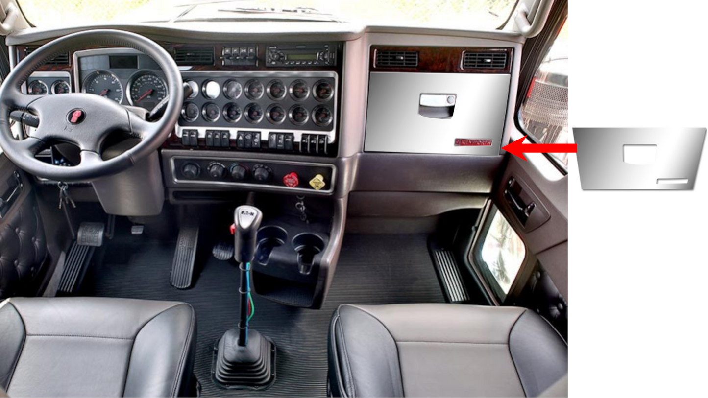 Chrome Plastic Dash Accessories for Kenworth