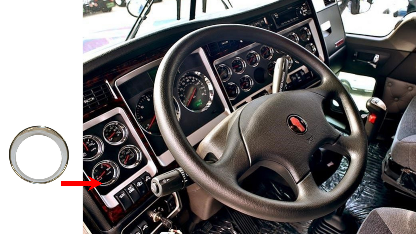 Kenworth Small Stick-On Gauge Covers