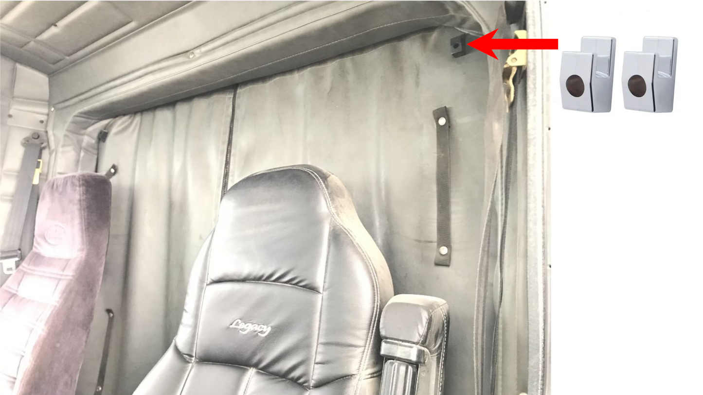 Peterbilt Sleeper Curtain Hook (Card of 2)