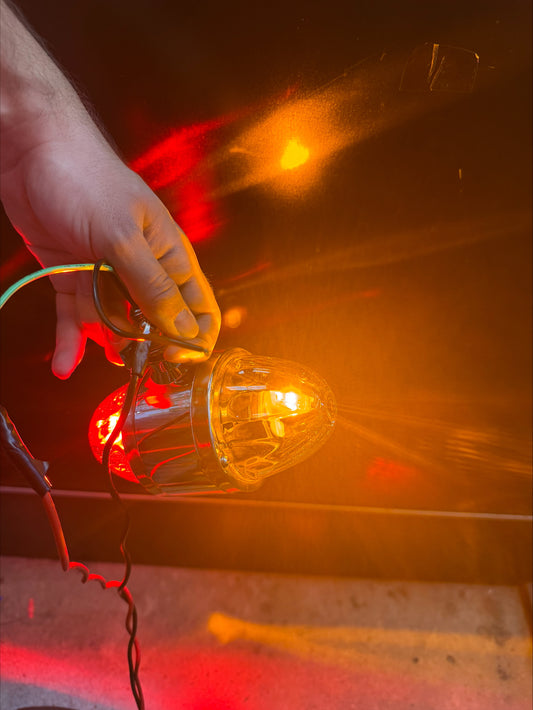 UltraBurst Chrome Double Face Glass Watermelon Light-Amber & Red LED/Clear Lens