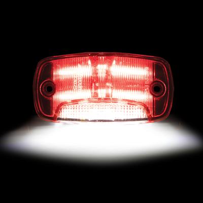 Rectangular Clearance Marker P2PC With White Ground Light