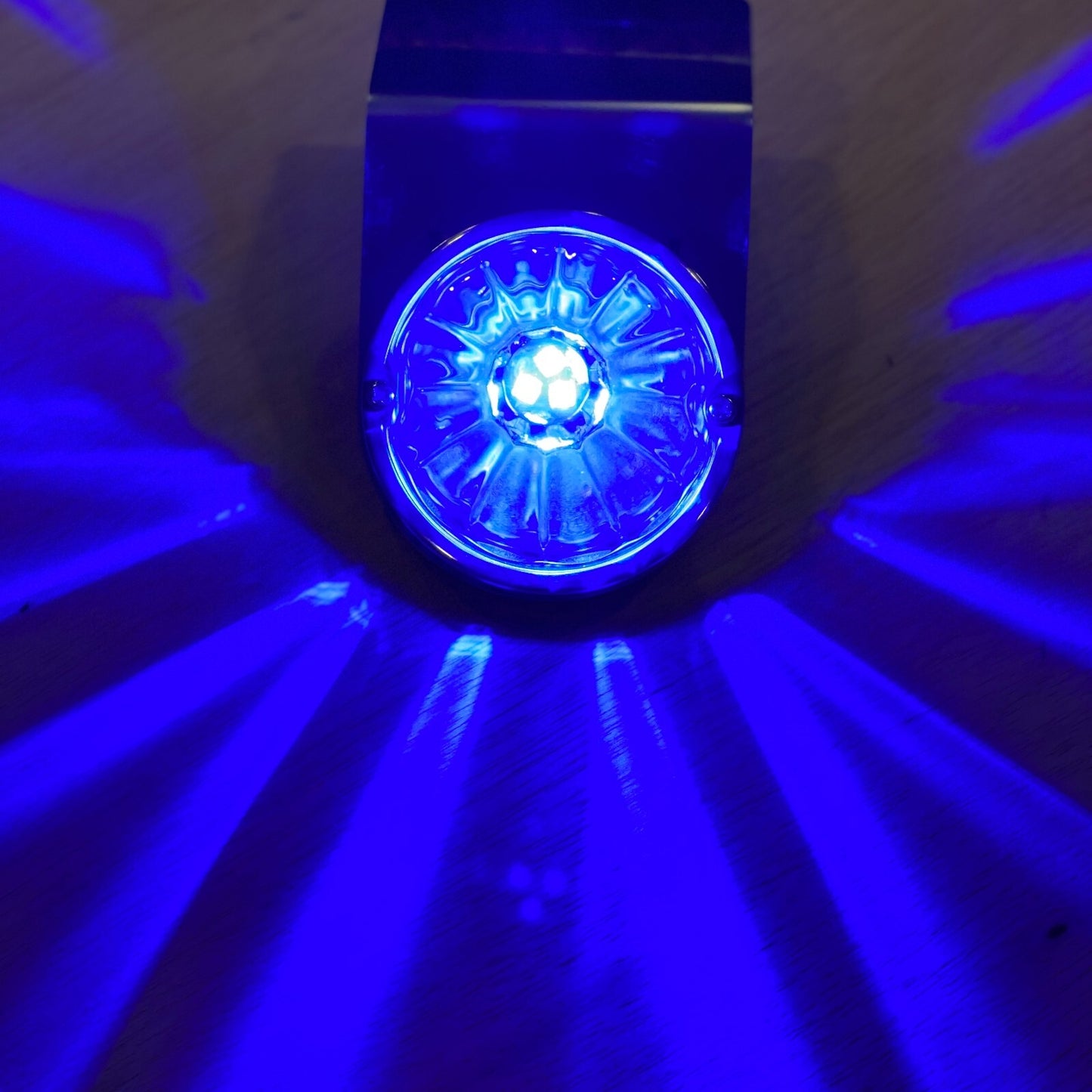 Dark Blue Watermelon Glass Lens Flush Mount Light Kit