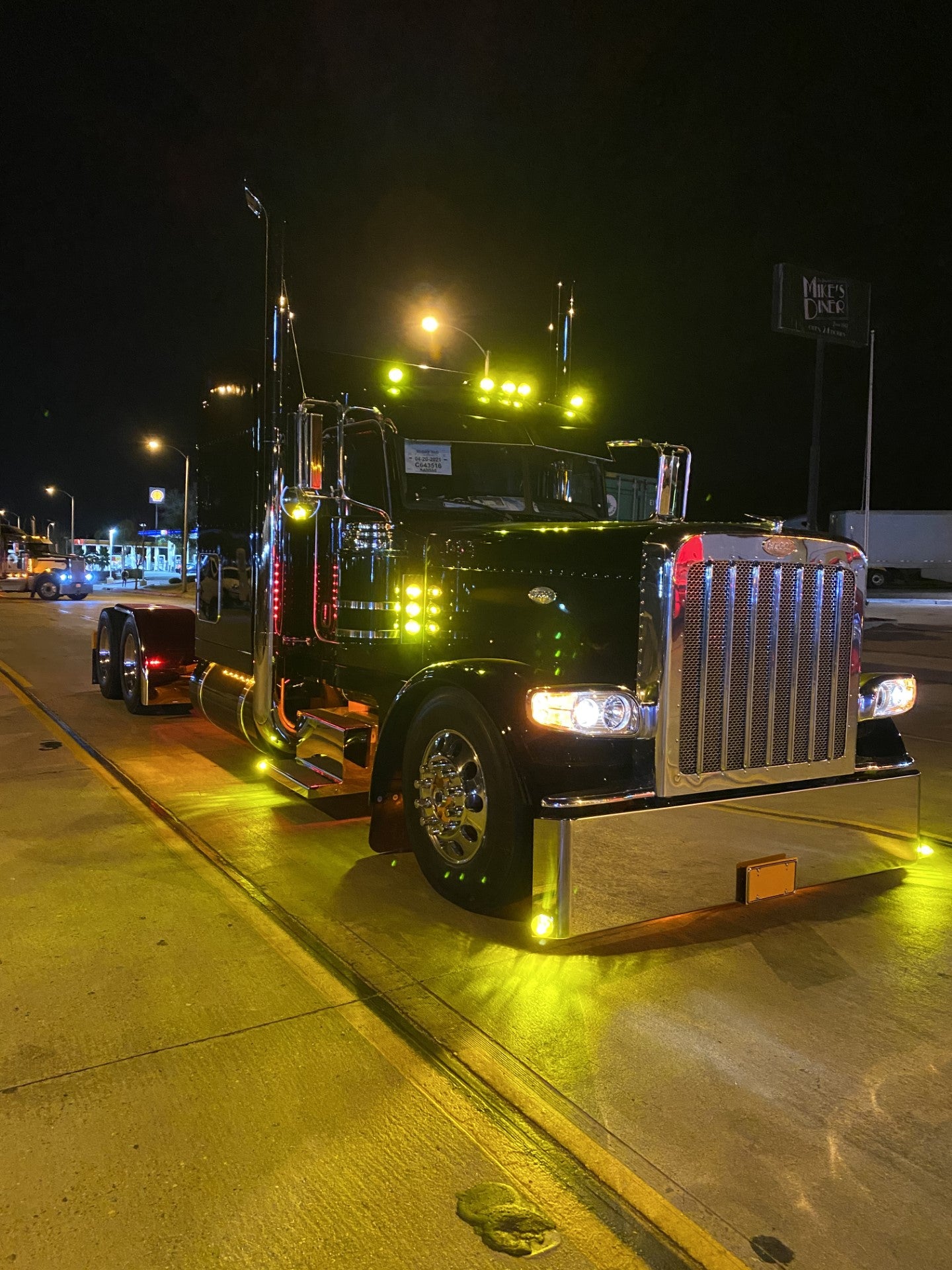 FLUSH MOUNT LARGE CLEAR GLASS MARKER LIGHT KITS (WATERMELON LIGHTS)