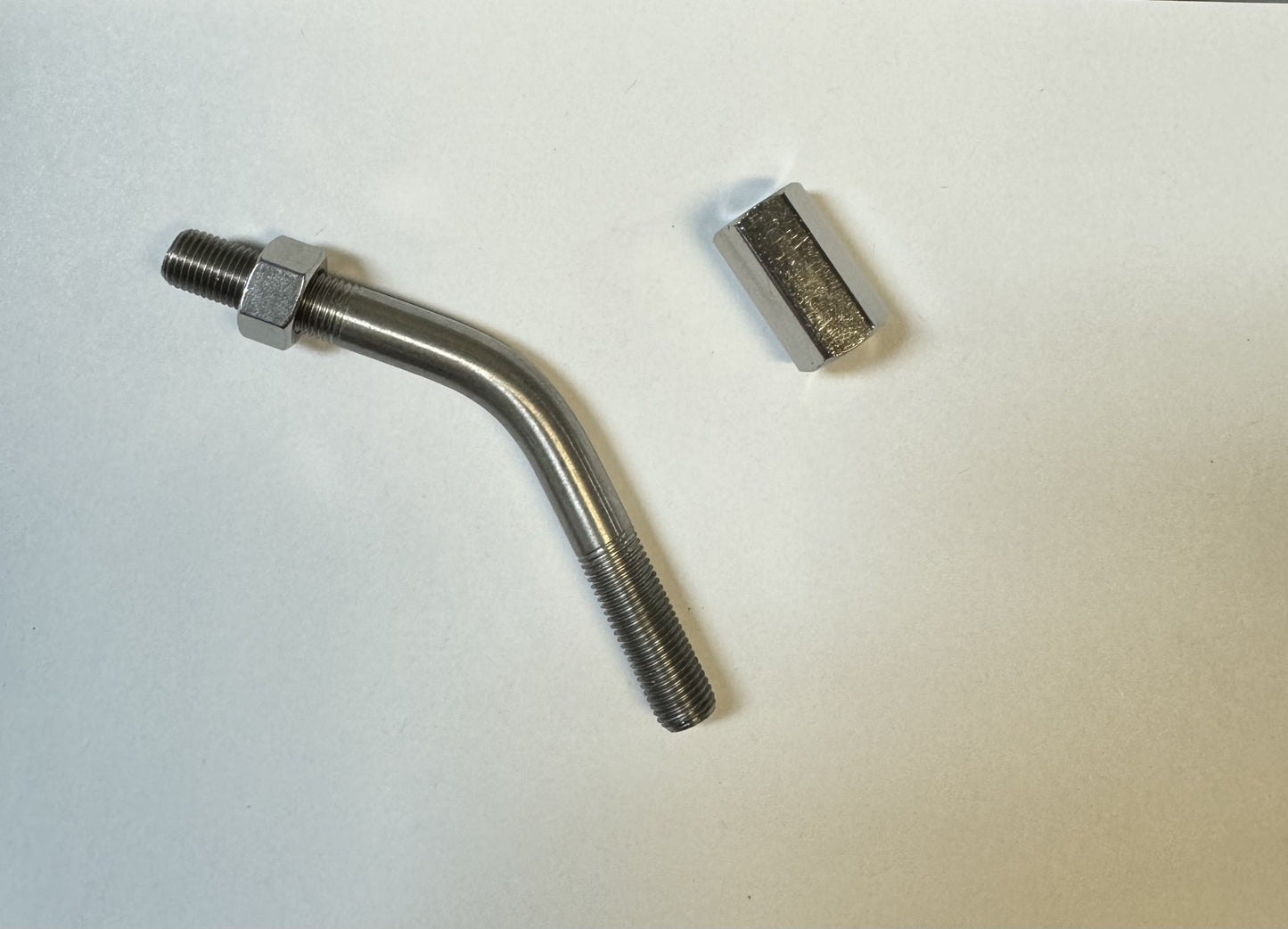45 DEGREE STAINLESS STEEL CB ANTENNA BRACKET
