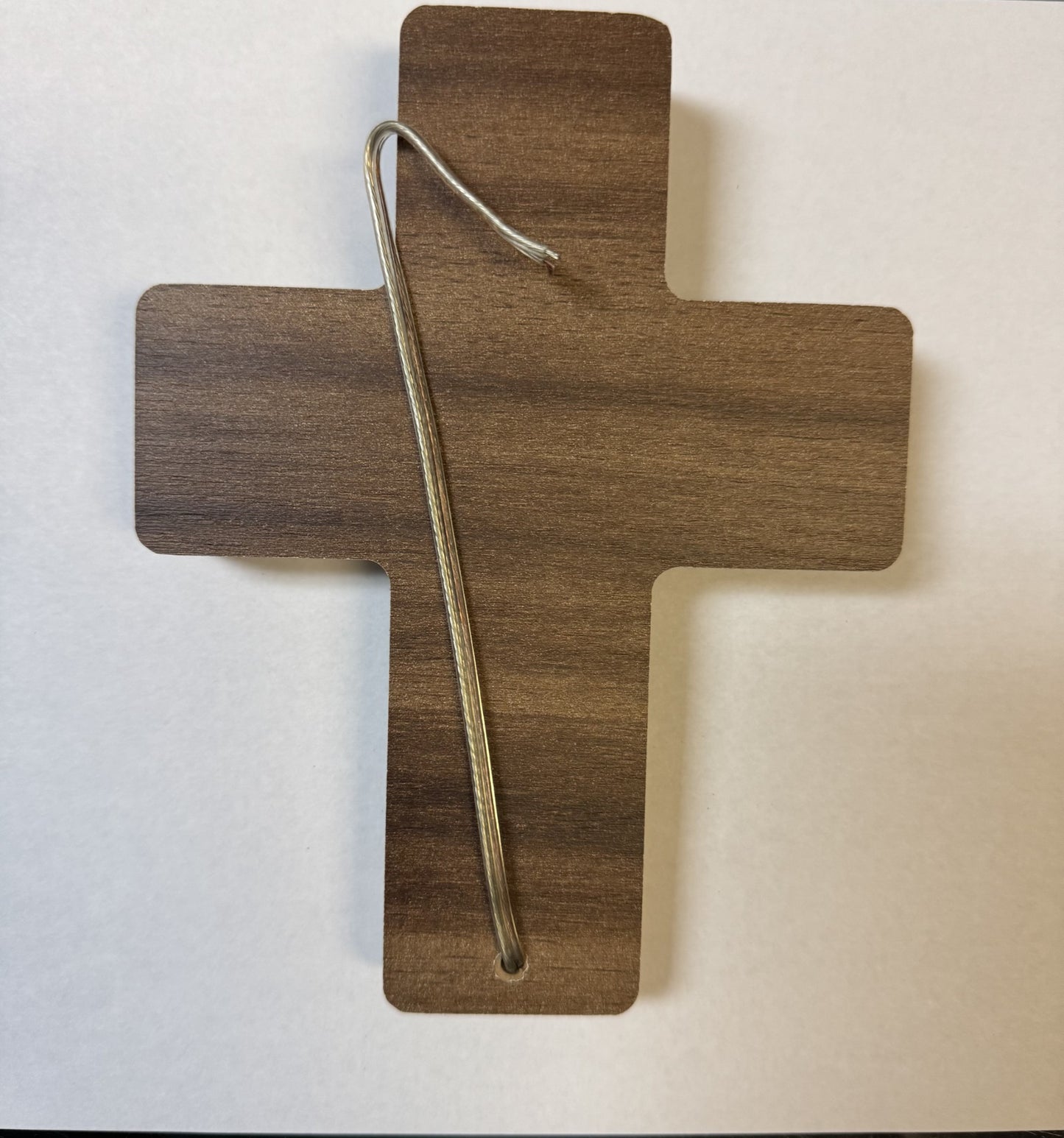 WOOD CROSS WITH NEON LED LIGHT