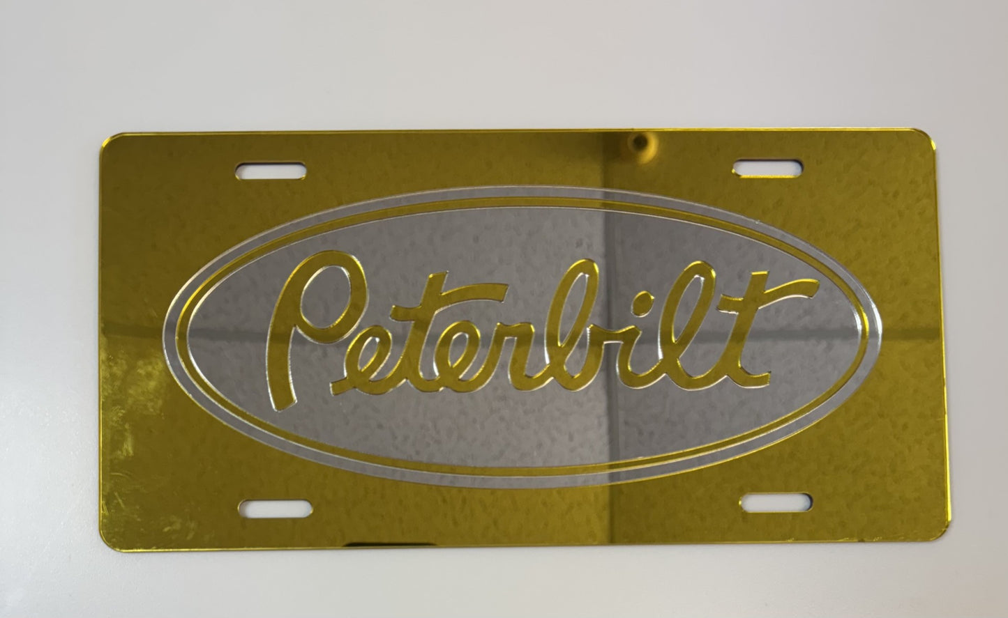 PETERBILT COLOR LICENSE PLATE FRAMES