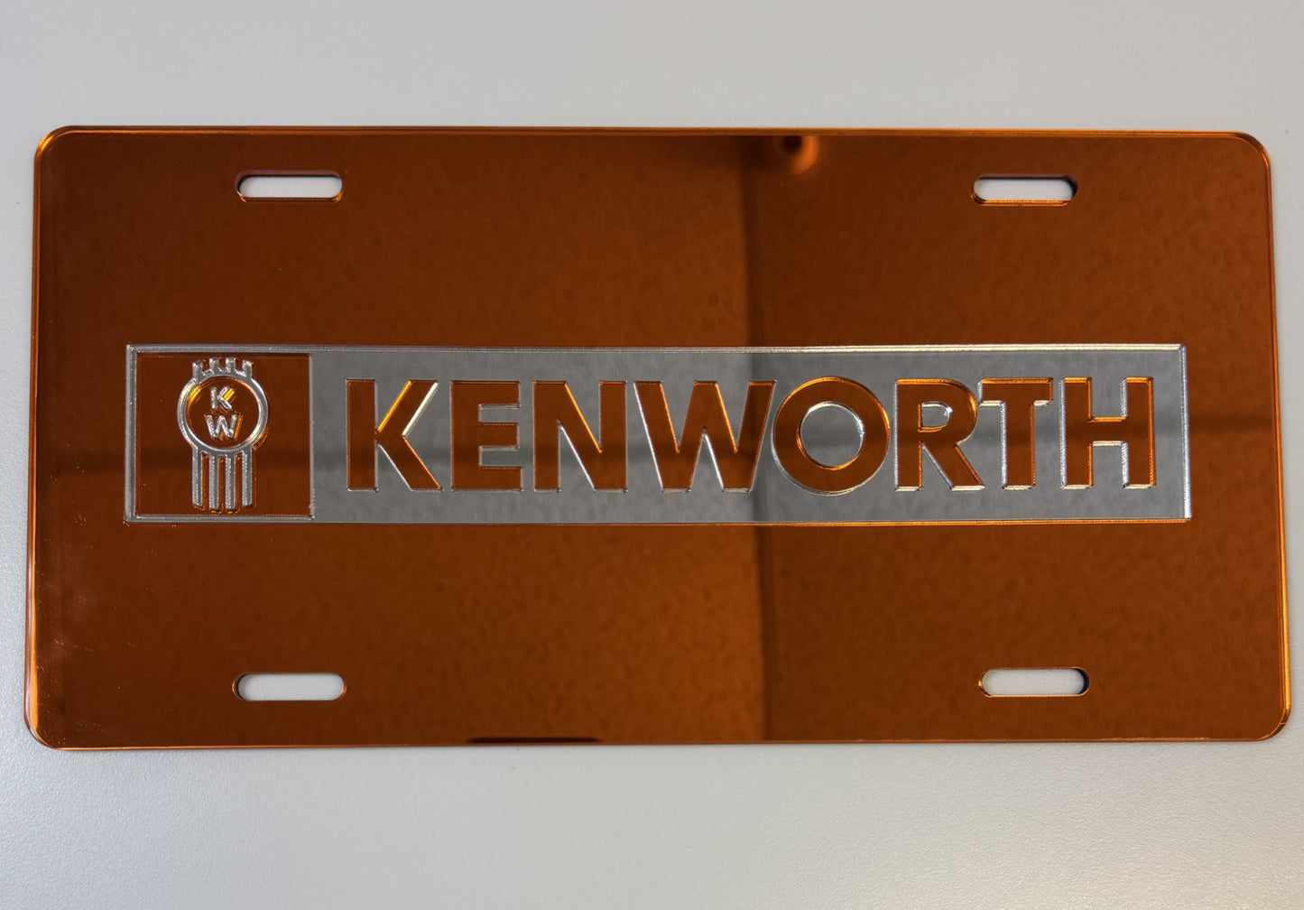 KENWORTH COLOR LICENSE PLATE FRAMES