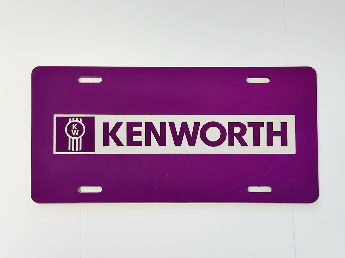 KENWORTH COLOR LICENSE PLATE FRAMES