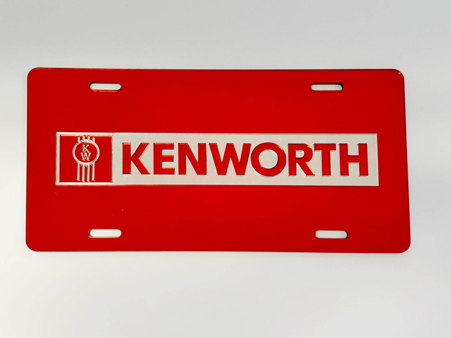 KENWORTH COLOR LICENSE PLATE FRAMES
