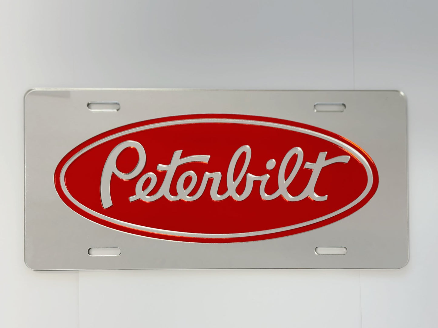 PETERBILT COLOR LICENSE PLATE FRAMES