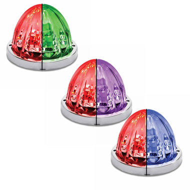 Red Stop, Turn & Tail Star-Burst Watermelon LED Light – 19 Diodes And Dual Colors