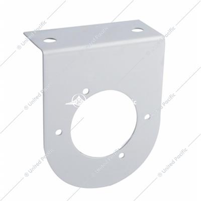 Stainless Light Bracket With Single 3" Light Cutout