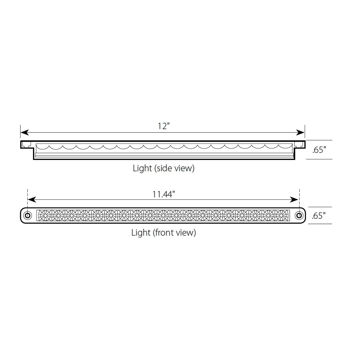 12″ DUAL FUNCTION LED LIGHT BAR
