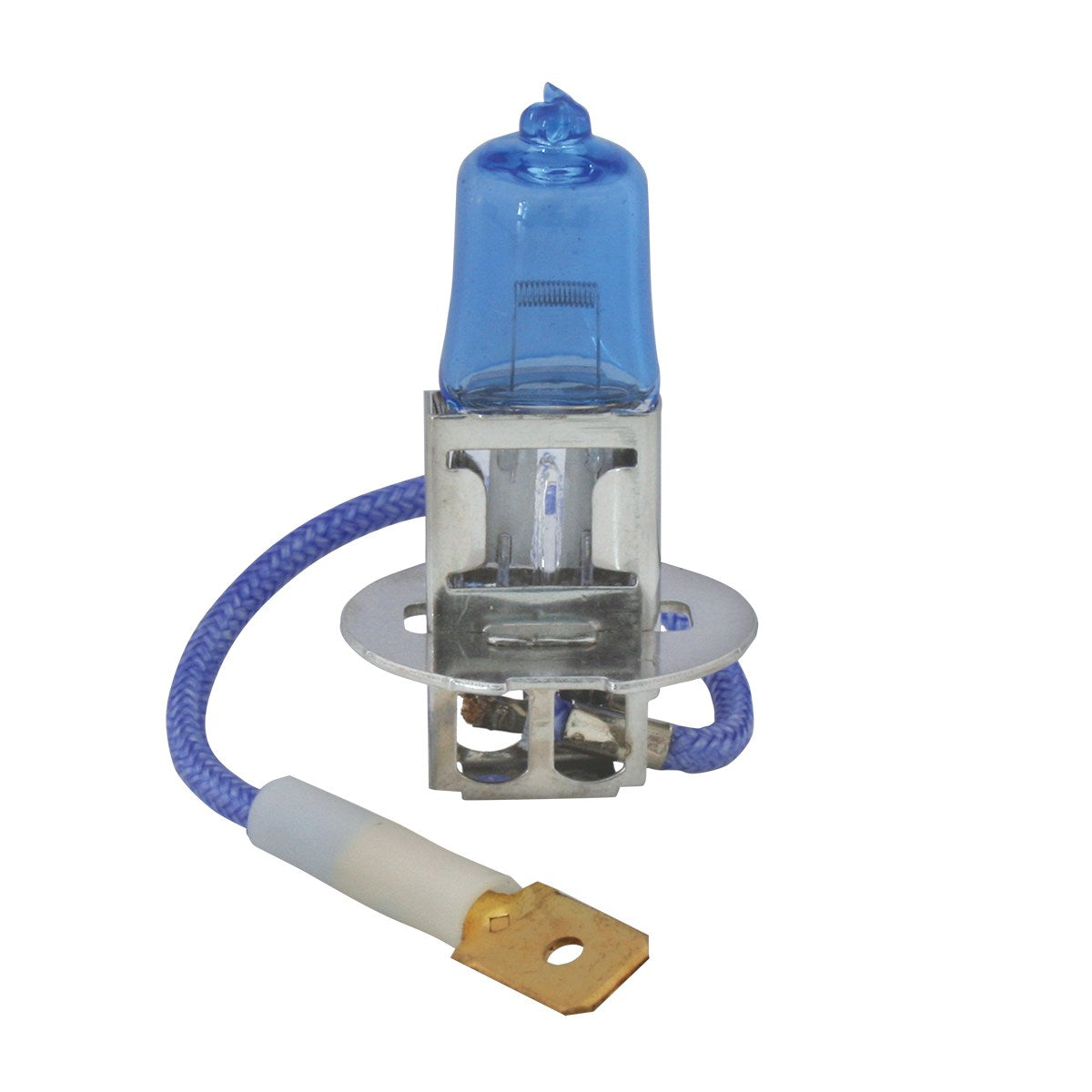 H3 HEADLIGHT HALOGEN BULB ICY BLUE