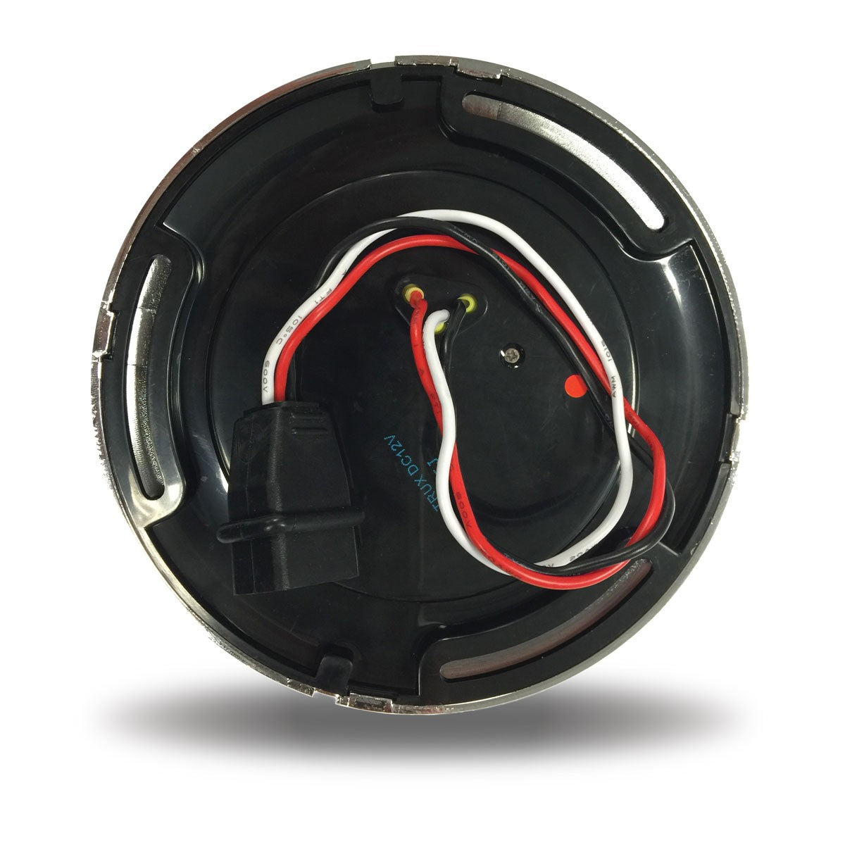 4" FLATLINE CLEAR RED LED STOP, TURN & TAIL LIGHT WITH FLANGE MOUNT