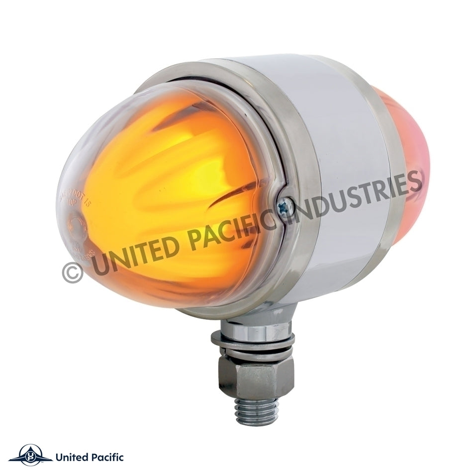 9 LED Dual Function "GLO" Double Face Light - Amber & Red LED