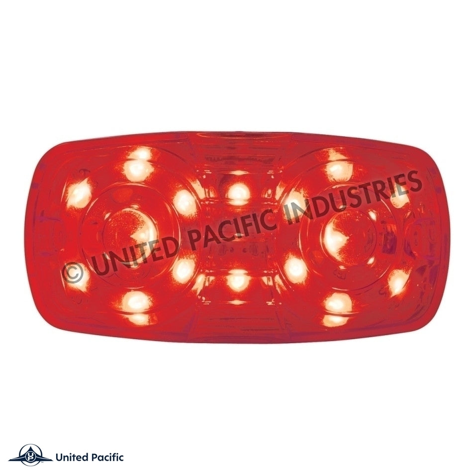 16 LED Rectangular Clearance/Marker Light w/ 2 Wires