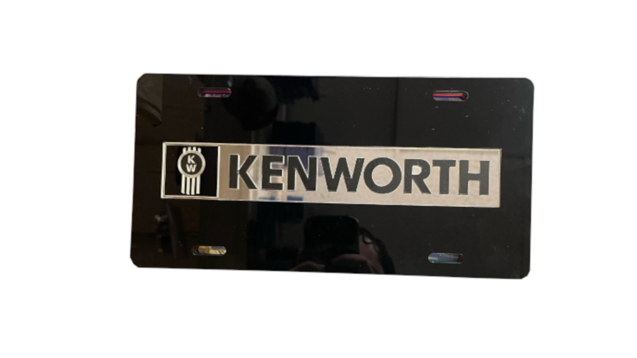 KENWORTH COLOR LICENSE PLATE FRAMES