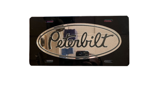 PETERBILT COLOR LICENSE PLATE FRAMES