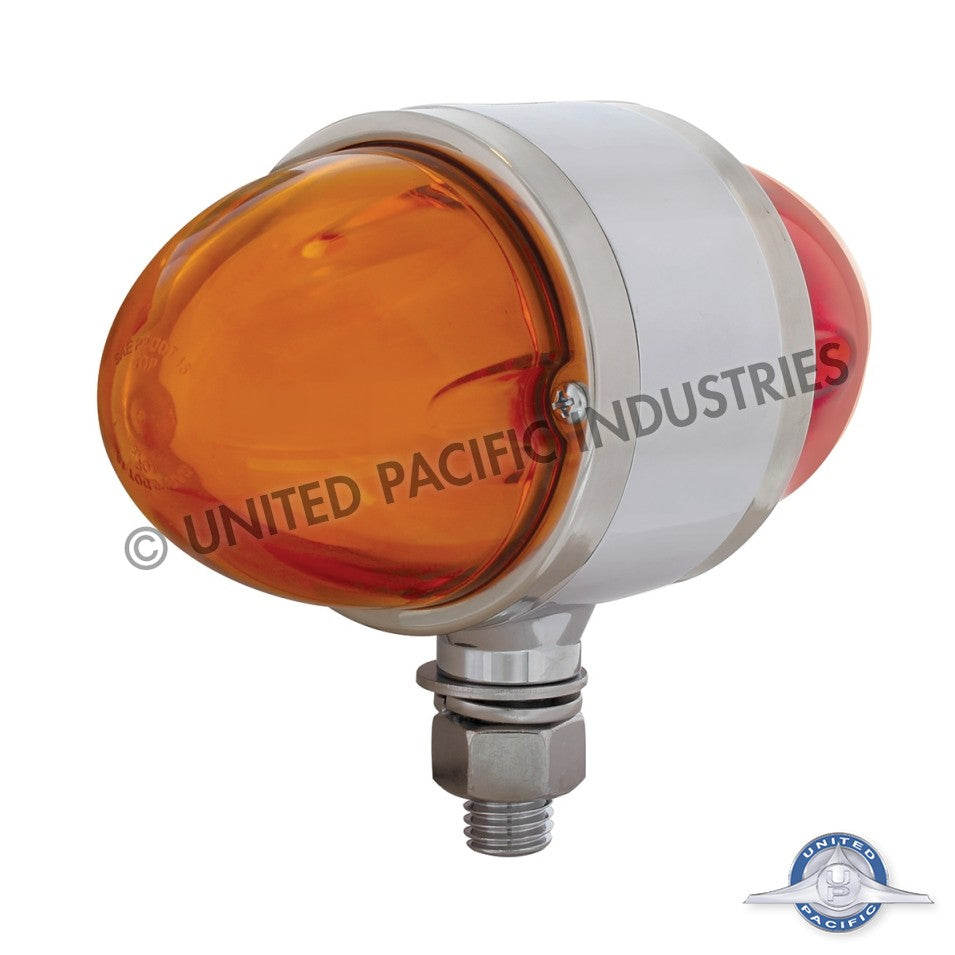 9 LED Dual Function "GLO" Double Face Light - Amber & Red LED