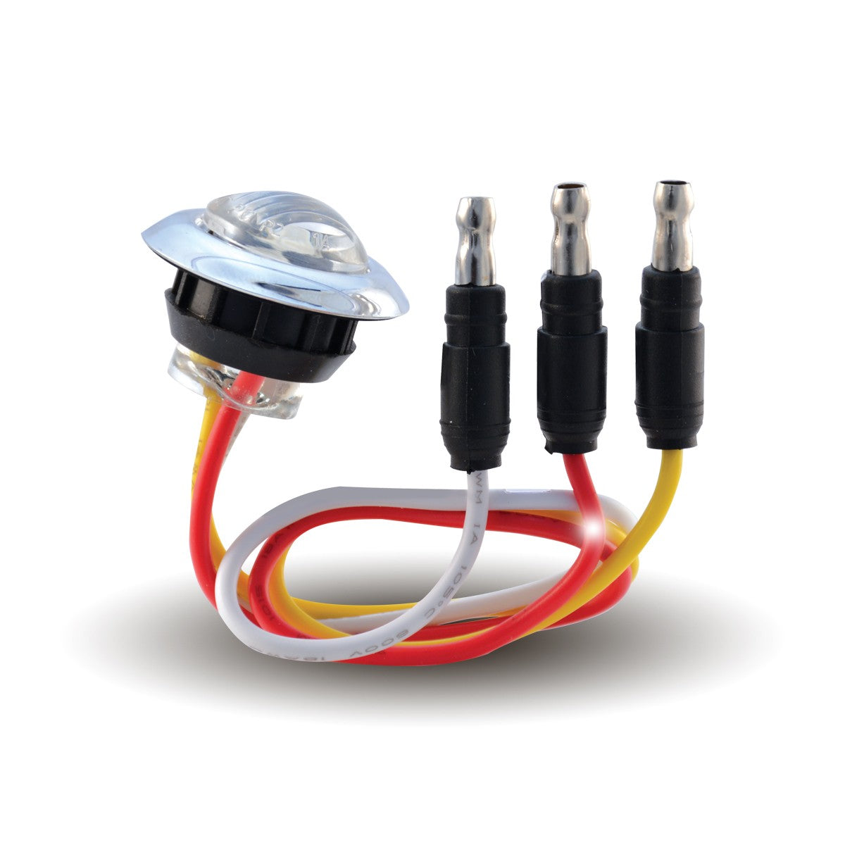 Dual Revolution Amber Marker to Auxiliary Mini Button LED Light