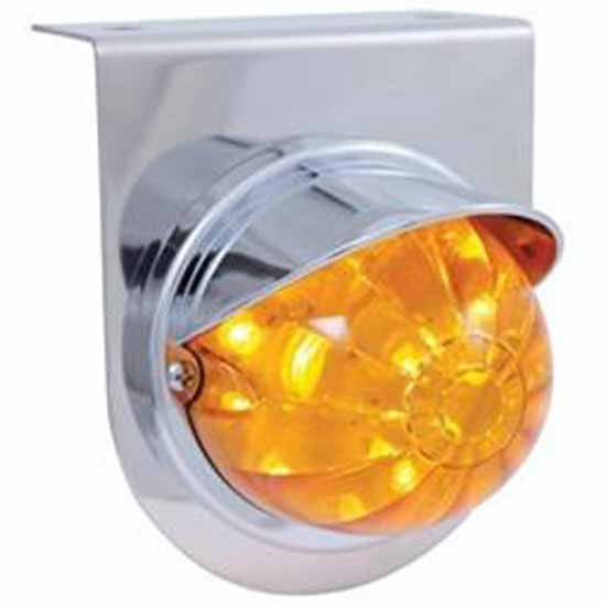 Stainless Light Bracket With Single 3" Light Cutout
