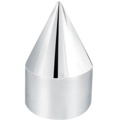 9/16" X 1-1/2" Chrome Plastic Spike Nut Cover - Push-On