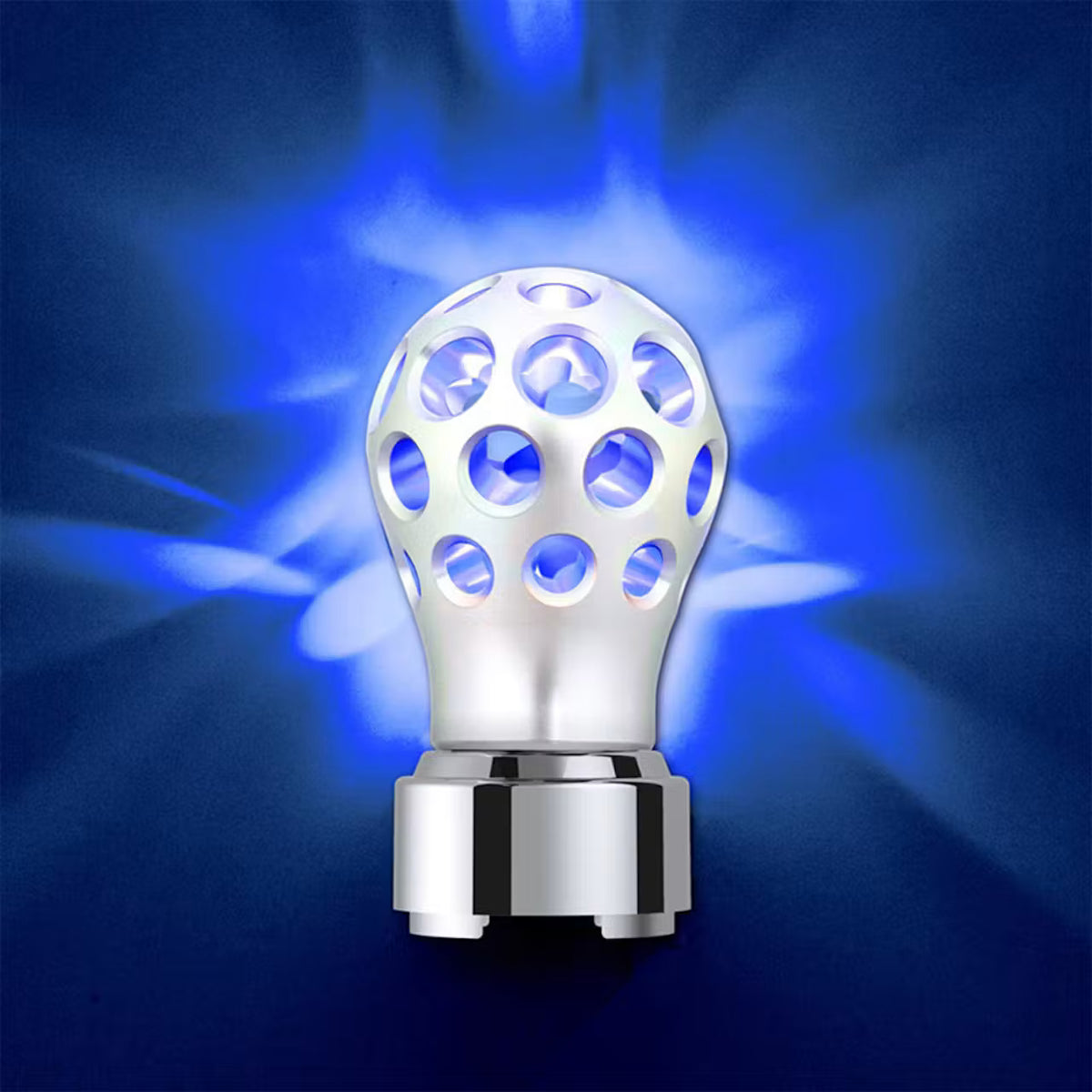 Thread-On Phoenix Ball Gearshift Knob With LED 13/15/18 Speed Adapter