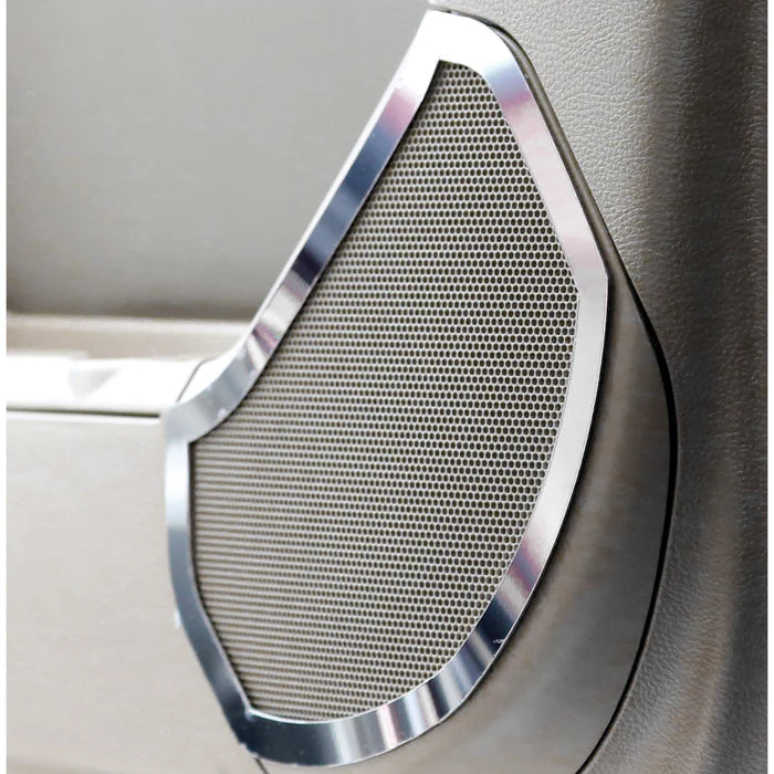Kenworth T680/ T880 Chrome Door Speaker Trim