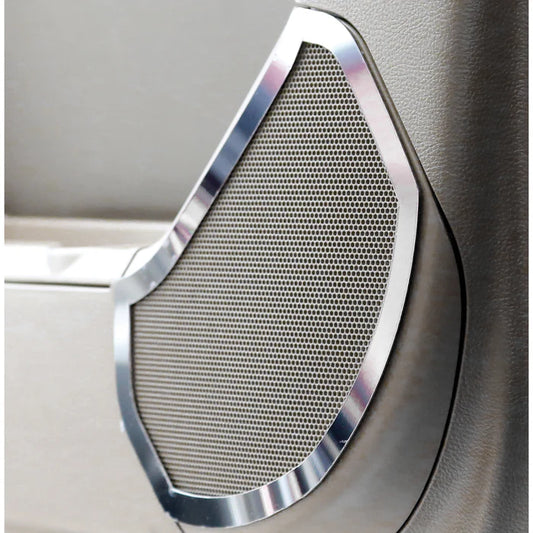Kenworth T680/ T880 Chrome Door Speaker Trim