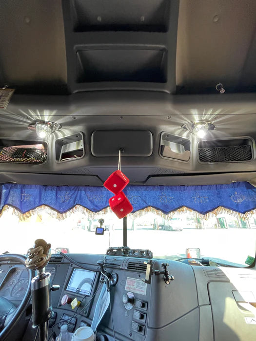 304 Stainless Steel Above Door Dome Light Plate For 2008-2017 Freightliner Cascadia