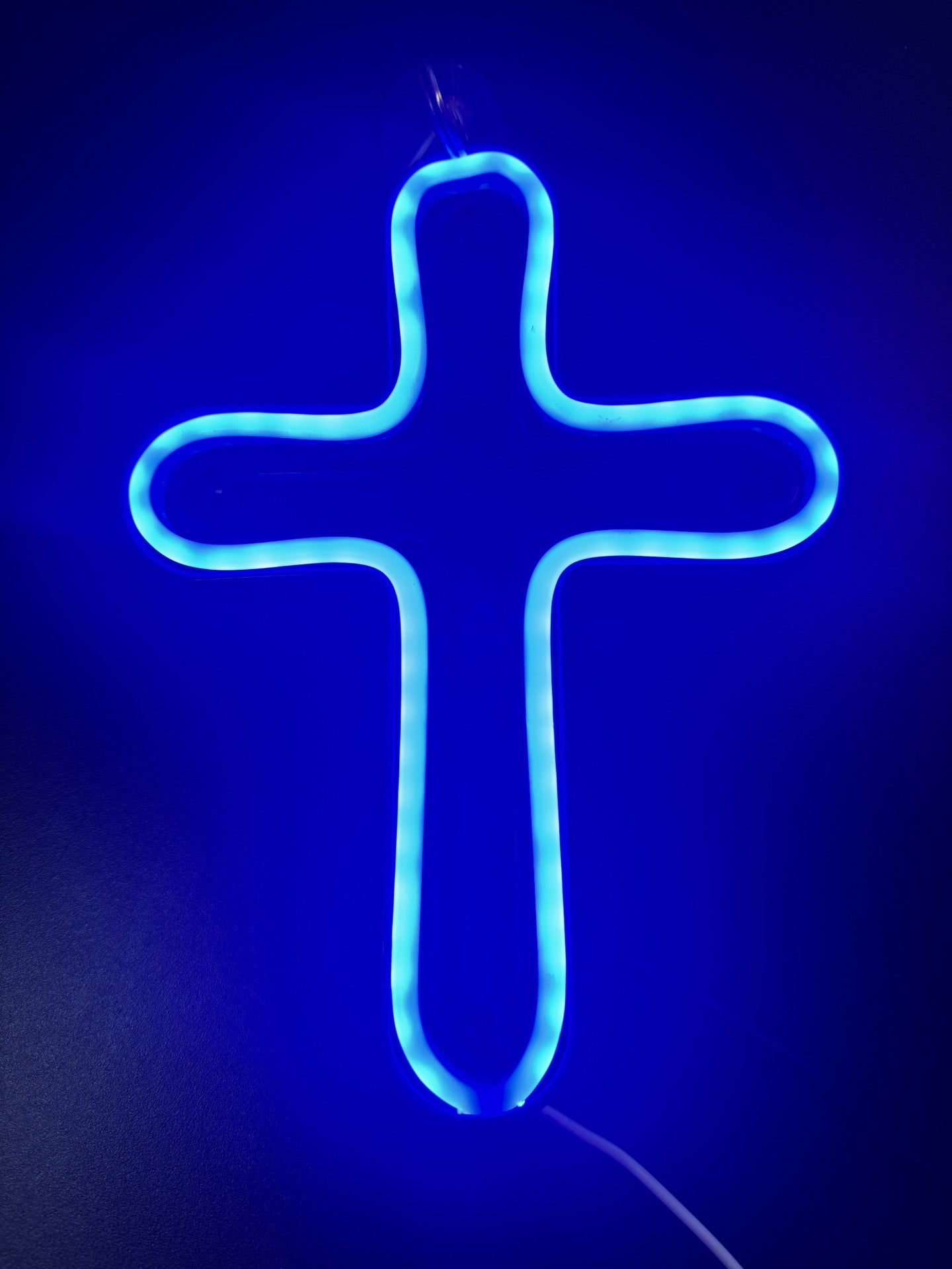 CROSS WITH NEON LED LIGHT