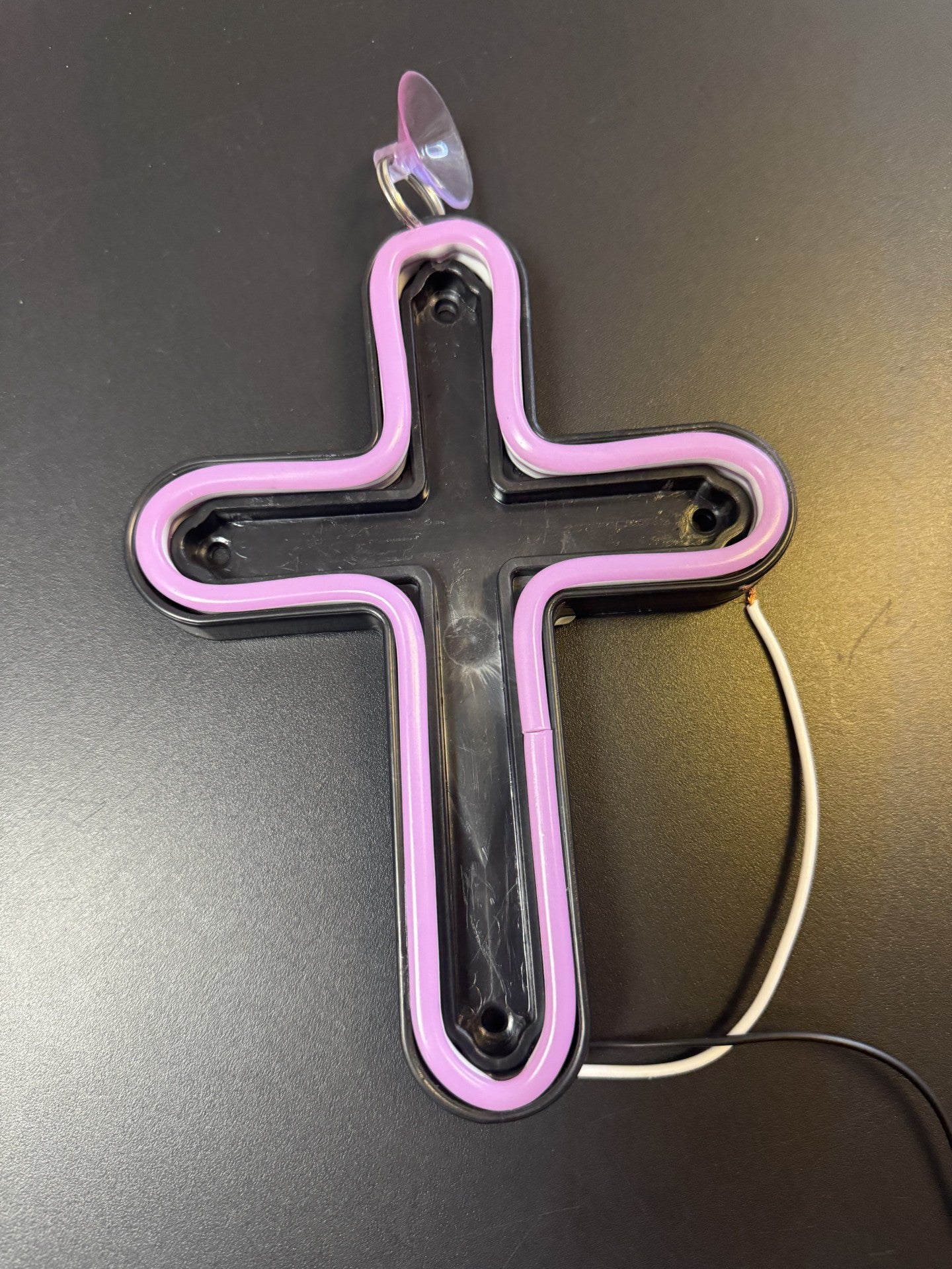CROSS WITH NEON LED LIGHT